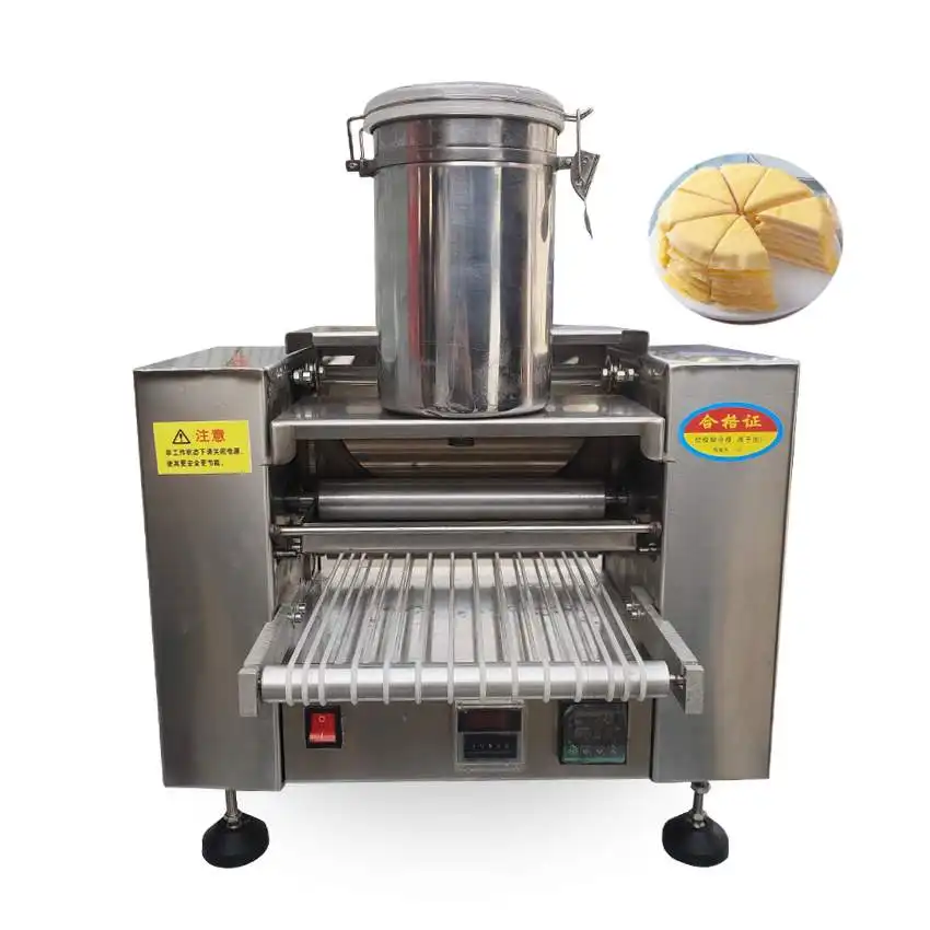 Automatische Crepe-Herstellungsmaschine Schichtkuchen Mille Crepe Kuchenmaschine