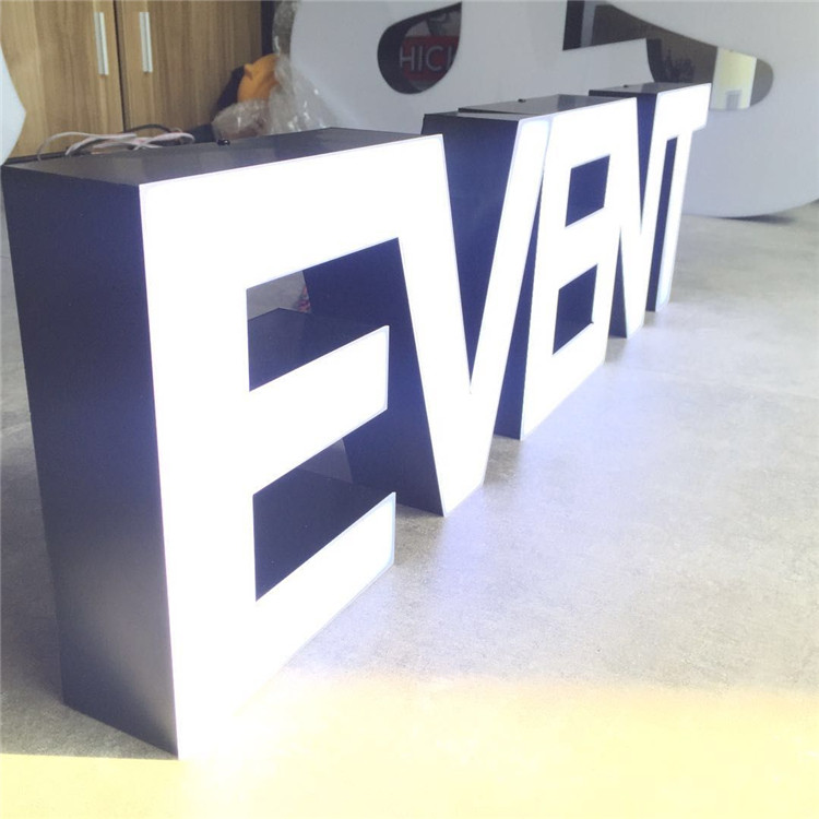 Недорогой алфавит, свободная подставка, гигантская открытая светодиодная вывеска, буква