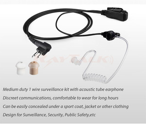 Écouteur de radio bidirectionnelle RAYTALK avec interface 3,5 mm, écouteur filaire pour talkie-walkie, pour les services <span class=keywords><strong>secrets</strong></span> - Product Image 3