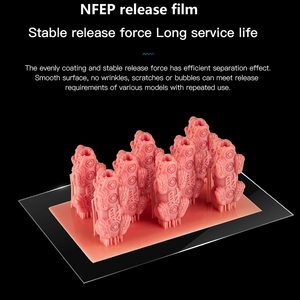 Film de protection transparent NFEP pour imprimantes 3D à résine DLP LCD avec service de découpe 200x140x0.15mm - Product Image 4