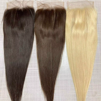 Cheveux bouclés européens Remy HD pour dentelle transparente pré-épilée, closure 6x6, frontal 13x6, cheveux bruts