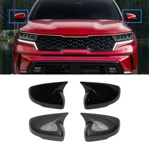 ฝาครอบกระจกมองหลังรถยนต์ ป้องกันรอยขีดข่วน ฝาครอบกระจกมองข้าง สำหรับ Kia Sorento 2021 ชุดแต่งรถยนต์ อุปกรณ์ตกแต่งรถยนต์ - Product Image 1