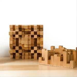 Diffuseur acoustique en bois de chêne massif, surface laquée, panneau de diffusion du son, améliore la clarté pour un <span class=keywords><strong>home</strong></span> cinéma haute fidélité - Product Image 1