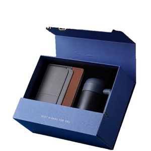 Caja de Regalo Empresarial de Lujo Personalizada con Impresión de Logotipo para Bolígrafos y Cuadernos, Diseño con Tapa Abatible - Product Image 3