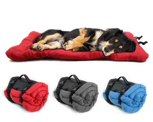 Portable Outdoor Waterproof Travel Pet Dog Mat Pad Bed Suppliers Foldable Roll Up Dog Mat Beds