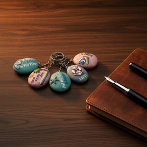 Vente en gros de porte-clés et porte-clés en résine souvenirs touristiques personnalisés créatifs-quantité minimale de commande de marque JXF 1440 pièces pour agences de voyages - Product Image 5