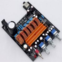 Panneau d'amplification Audio numérique, 2x50W + 100W, Mini TPA3116 2.1 4.0 BLE, de classe D