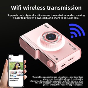 Cámara Digital Wi-Fi para Niños, Grabación de Video 4K, 50MP, Enfoque Automático, Pantalla Giratoria, Cuerpo de Plástico - Product Image 3