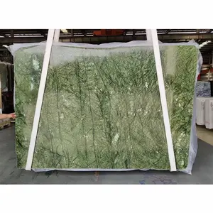 Best Quality Chinese Natural Dandong Green Marble Slab Ming Green Marble For Bathroom Wall And Floor Tiles