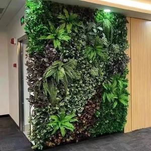 Panneau mural de plantes artificielles en plastique à haute réalisme - Résistant aux UV, écologique, verdure extérieure pour paysagiste, jardin de festival - Product Image 4