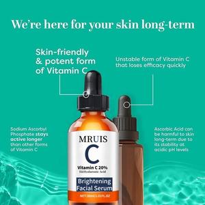 Sérum Rejuvenescedor Radiante MRUIS 30ml com Vitamina C <span class=keywords><strong>e</strong></span> <span class=keywords><strong>E</strong></span>, Ácido Hialurônico, Aloe Vera Orgânico <span class=keywords><strong>e</strong></span> Óleo de Jojoba, Anti-idade, Nutritivo <span class=keywords><strong>e</strong></span> Firmador - Product Image 3