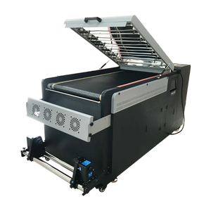 60cm dört kafaları otomatik Dtf yazıcı konveyör bant çalkalayıcı ile dokunmatik ekran toz sallayarak makinesi - Product Image 1