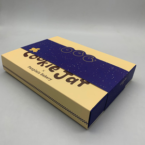 Boîte-cadeau longue en papier <span class=keywords><strong>de</strong></span> luxe pour biscuits et pâtisseries, style nuit étoilée - Product Image 1