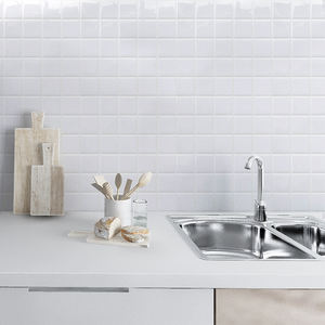 300x600mm Glänzende Glasierte Moderne Gitter-Porzellan-Keramikfliesen Rutschfest für Küche, Toilette, Badezimmer Innenwand - Product Image 3