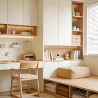Lit double nordique Senger, lit tatami japonais, lit plateforme moderne et simple pour chambre principale, lit bas pour chambre d'enfant