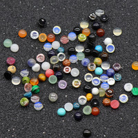 4mm Agaat Kristal Edelsteen Halfronde Cabochon Kralen DIY Sieraden Maken Accessoires