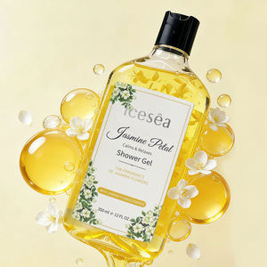 Gel douche aux pétales de jasmin en marque privée OEM |   Vitamine E hydratante pour peaux sèches |   Gel douche floral en gros - Product Image 2