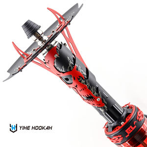 Moderne Grand Narguilé <span class=keywords><strong>Chicha</strong></span> en Acier Inoxydable Ensemble Vente en Gros d'Usine Style Arabe Russe - Product Image 2