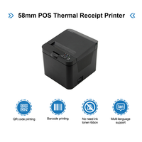 Imprimante thermique de reçus Cashino CSN-58II 2 pouces 58 mm, mini imprimante thermique de bureau pour système de point de vente, pour la vente au détail