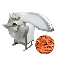 Aardappel- en groentesnijder, frietjes-snijder, gemotoriseerd, roestvrij staal, hoge efficiëntie machine