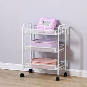 High Quality New Material Multi Functional <b>Storage</b> Carts Fashionable Wholesale Living Room <b>Kitchen</b> Trolleys Holders Racks - Product Image 4