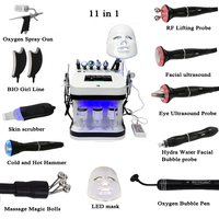 Auro Hidra Beauty Facial Machine Aqua Peeling Facial Machine H2o2 Oxygen Jet Hydro Microdermabrasion Facial Machine