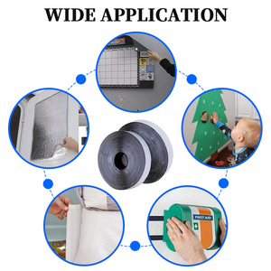 <span class=keywords><strong>Velcro</strong></span> adhésif renforcé, ruban adhésif double face résistant à la chaleur, bande de fixation découpable pour usage industriel et domestique - Product Image 5