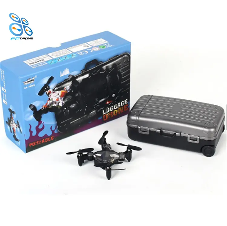 hot selling mini suitcase drone with camera radio control toys in store