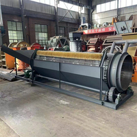 Cribleuse rotative portable avec moteur pour le traitement des minerais, criblage efficace du gravier, du sable, du terreau et du compost