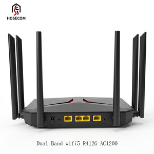 Router WiFi 5 AC1200 de Doble Banda y Alta Velocidad, 6 Antenas, 1 Puerto WAN, 4 Puertos LAN, Red Inalámbrica Gigabit para el Hogar, R412G - Product Image 6