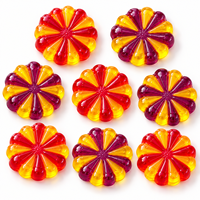 Bonbons gélifiés en forme de feux d'artifice de Pâques avec un design coloré pour la vente en gros et l'emballage sous marque privée