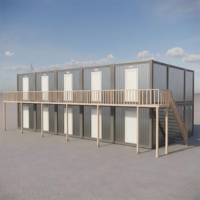 Conception de conteneur thermique avec unité d'habitation secondaire et maison-conteneur ADU pour un espace de vie familial moderne et durable