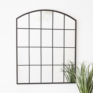 Espejo Decorativo <span class=keywords><strong>de</strong></span> Estilo Rústico Vintage para Sala <span class=keywords><strong>de</strong></span> Estar Grande y Moderna, con Marco Metálico y Diseño <span class=keywords><strong>de</strong></span> <span class=keywords><strong>Ventana</strong></span> <span class=keywords><strong>de</strong></span> Capilla - Product Image 5