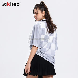 Maglia Polo Retro Akilex Personalizzabile Unisex per Adulti, Abbigliamento a Sublimazione ad Asciugatura Rapida, Maglia da Calcio Retrò - Product Image 2