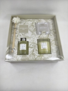 Ensemble diffuseur de parfum 70G+50ML, flacon en verre, parfum longue durée, sans alcool, écologique, 15-30 jours, boîte cadeau - Product Image 4