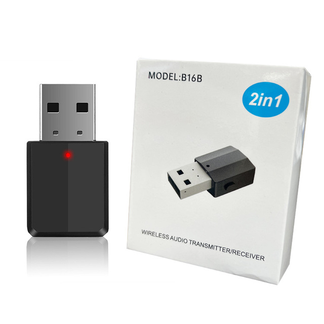 USB 5.0 2-in-1 Car Wireless Audio Transmitter Receiver Audio & Video Accessories