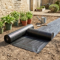 Rouleau de tissu non tissé en polypropylène spunbondé pour le contrôle des adventices, barrière anti-mauvaises herbes, tissu paysager