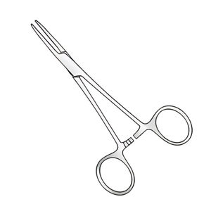 Pince à artères Crile de qualité professionnelle 140 mm, droite/courbée, dentée, en acier inoxydable, à serrage manuel - Product Image 4