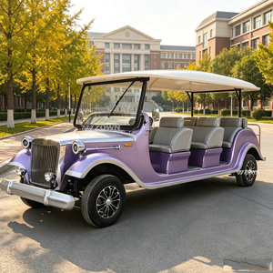 Custom <b>Paint</b> Electric Vintage Sightseeing Bus Retro Tourist Vehicle Open Air Design For Outdoor Exhibition Wedding Reception - Product Image 1