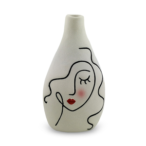 <span class=keywords><strong>Vase</strong></span> d'art nordique personnalisé en usine décoration en céramique créative <span class=keywords><strong>vase</strong></span> de visage moderne <span class=keywords><strong>vase</strong></span> de table en céramique de <span class=keywords><strong>porcelaine</strong></span> moderne - Product Image 2