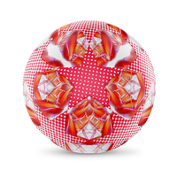 Ballons de football professionnels personnalisés en PU haute performance, taille 5, écologiques, en caoutchouc thermocollé imprimé, haute résilience, imperméables, pour l'extérieur