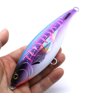 Forme de <span class=keywords><strong>poisson</strong></span> leurres de pêche en eau salée crayon leurre 150mm 85g 190mm 168g carquois naufrage lent <span class=keywords><strong>nageur</strong></span> pêche à la traîne en haute mer 1PC fil à travers - Product Image 2