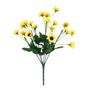 Bouquet de tournesols artificiels Wen Hope, fleurs en soie jaunes, décoration intérieure, ornement de bureau - Product Image 5