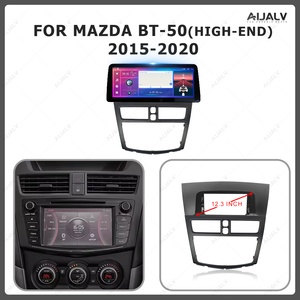 Marco de navegador de coche Aijia para MAZDA 2015-2020 12,3 pulgadas, piezas de automóvil para coche, Marco Multimedia, marco de salpicadero, accesorios para coche - Product Image 4