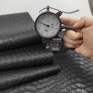 In-Stock <strong>Black</strong> Snakeskin Texture Imitation Leather Handbag Eco-Friendly Fabric Accessories for Furniture &amp; Decorative Use - Product Image 6