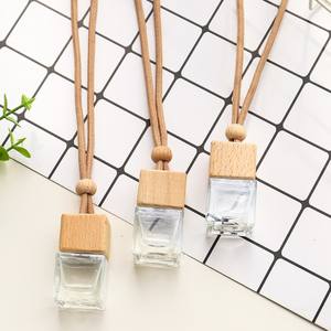 OEM 8ml bouteille de parfum de voiture climatiseur bouteille en verre évent clip désodorisant ensembles cadeaux décoration voiture de mariage bouteille vide wi - Product Image 5