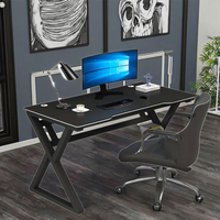 Bureau de jeu blanc en gros à 3 couleurs de style moderne simple-Table d'ordinateur en bois pour bureau à domicile