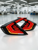 Luz Trasera LED de Alta Luminosidad de 12V, Modificada en Rojo Ahumado, para Honda Civic FK Sedán 10ª Generación 2016 2018