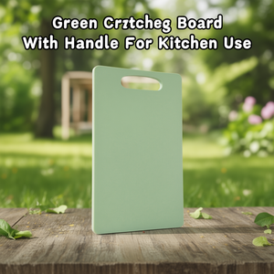 Tabla de cortar verde con asa para uso en la cocina - Product Image 3
