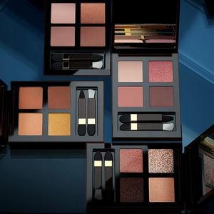 Palette à paupières magnétique vide DIY, étui de marque privée, 4 couleurs, palette à paupières magnétique vide en plastique avec miroir - Product Image 1